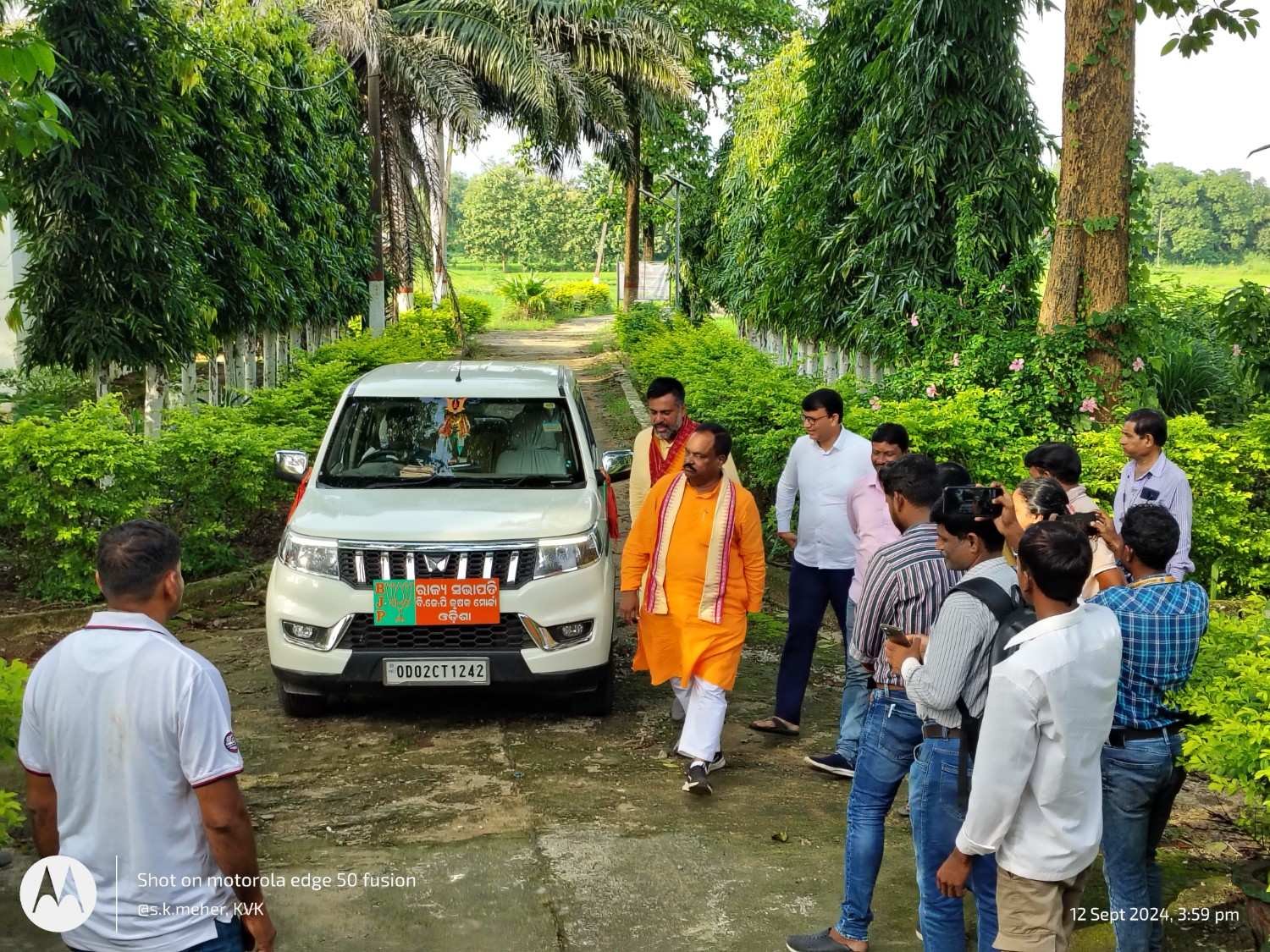 Visit of State President, BJD Krushak Morcha, Bhubaneswar